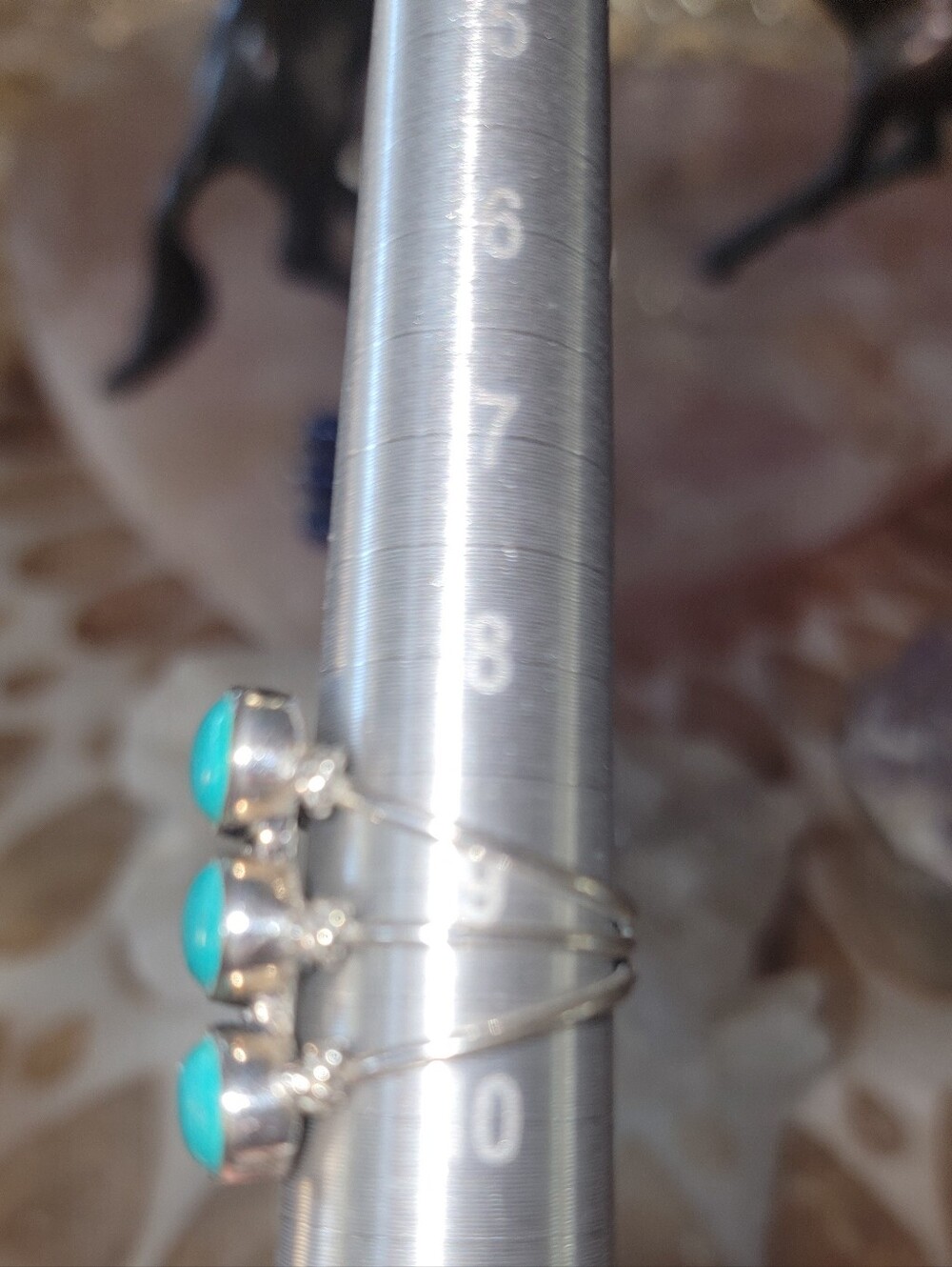 Set Of 4 Rings 💙💜💚🩵 - Picture 13 of 13